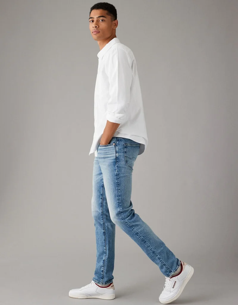 American Eagle  AE EasyFlex Slim Straight Jean for Men | Best Price UAE
